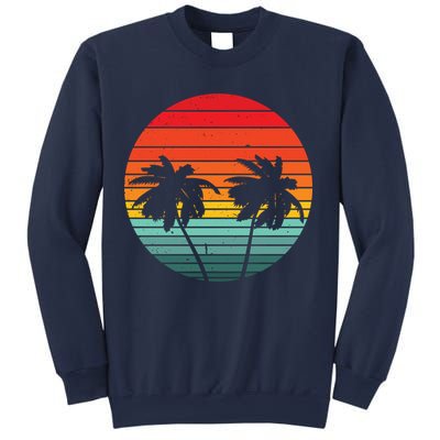 Summer Retro Tropical Sunset Sweatshirt