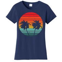 Summer Retro Tropical Sunset Women's T-Shirt