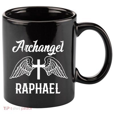 Saint Raphael The Archangel Traditional Catholic Prayer 11oz C Handle Ceramic Mug
