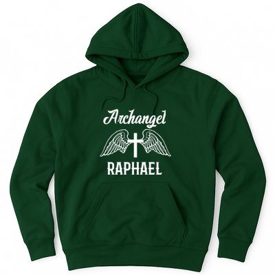 Saint Raphael The Archangel Traditional Catholic Prayer Hoodie