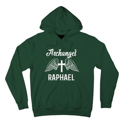 Saint Raphael The Archangel Traditional Catholic Prayer Hoodie