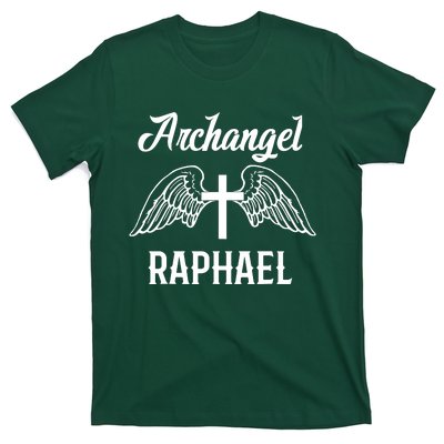 Saint Raphael The Archangel Traditional Catholic Prayer T-Shirt