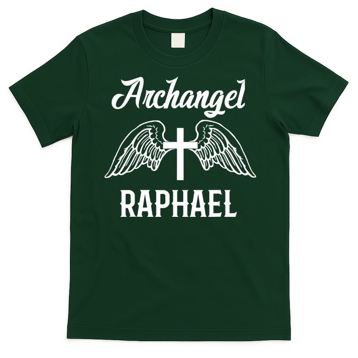 Saint Raphael The Archangel Traditional Catholic Prayer T-Shirt