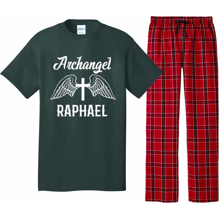 Saint Raphael The Archangel Traditional Catholic Prayer Pajama Set