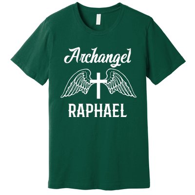 Saint Raphael The Archangel Traditional Catholic Prayer Premium T-Shirt