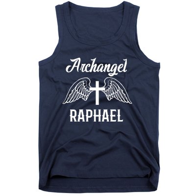 Saint Raphael The Archangel Traditional Catholic Prayer Tank Top