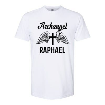 Saint Raphael The Archangel Traditional Catholic Prayer Softstyle CVC T-Shirt