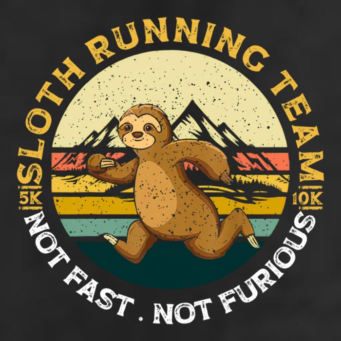Sloth Running Team Not Fast Not Furious Gift Cool Comfort Performance Bucket Hat
