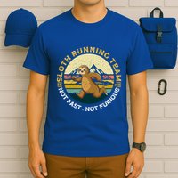 Sloth Running Team Not Fast Not Furious Gift T-Shirt