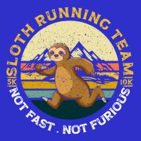 Sloth Running Team Not Fast Not Furious Gift T-Shirt