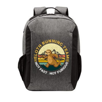 Sloth Running Team Not Fast Not Furious Gift Vector Backpack