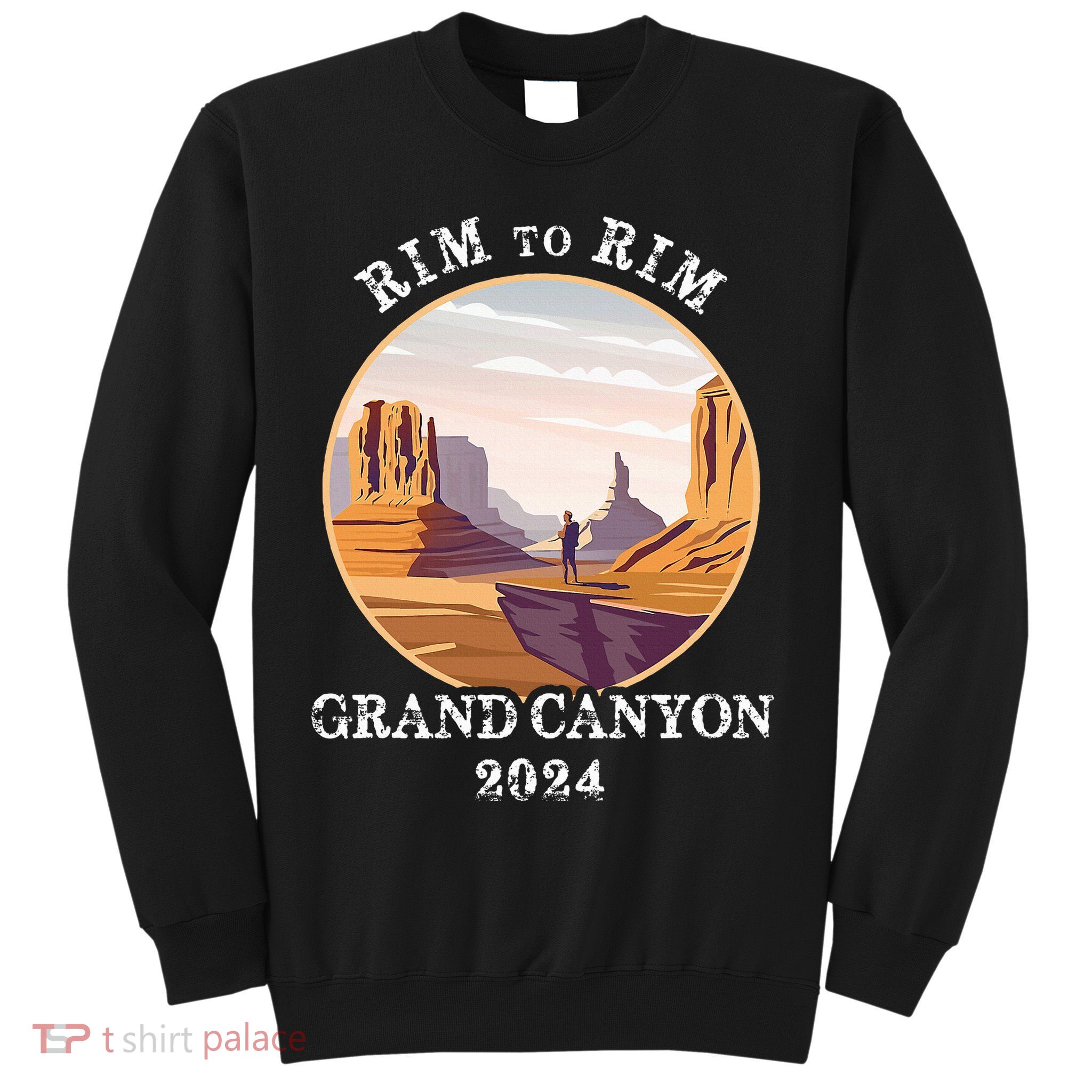South Rim To North Rim Grand Canyon National Park Hiking Sweatshirt