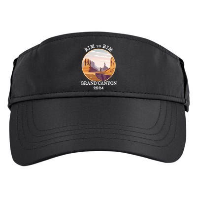 South Rim To North Rim Grand Canyon National Park Hiking Adult Drive Performance Visor