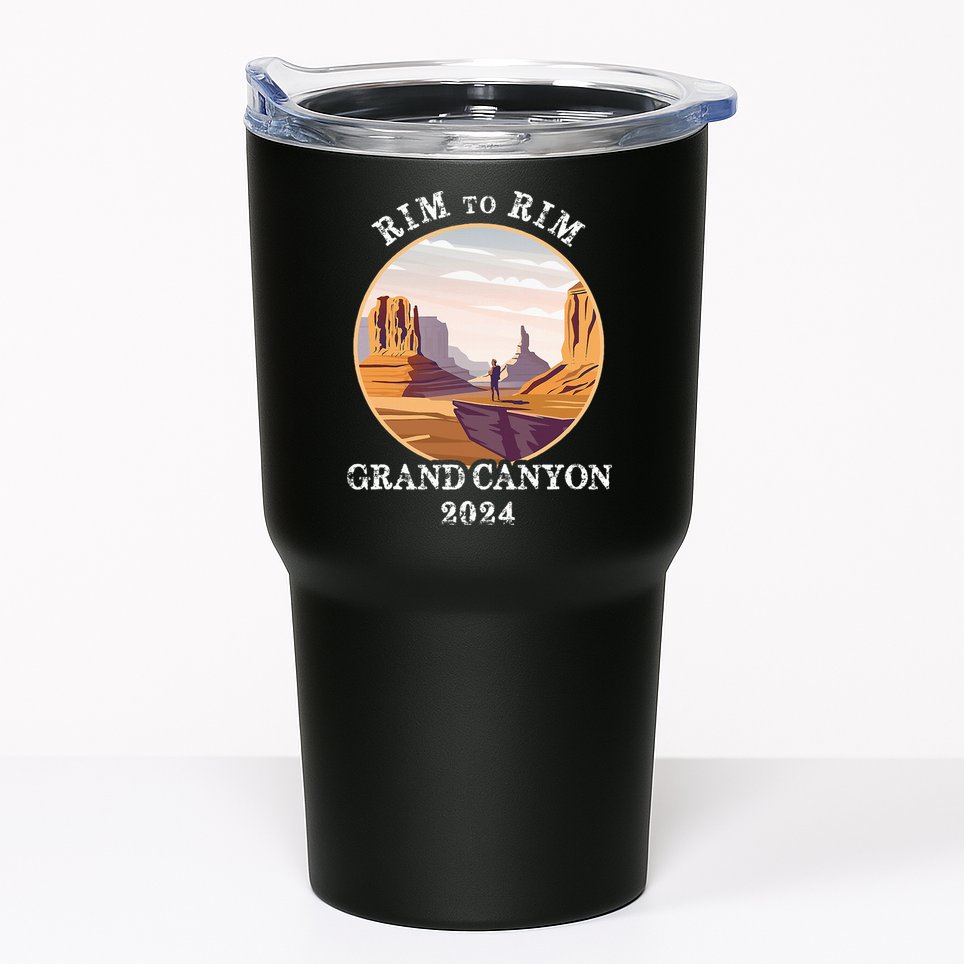 South Rim To North Rim Grand Canyon National Park Hiking Tumbler