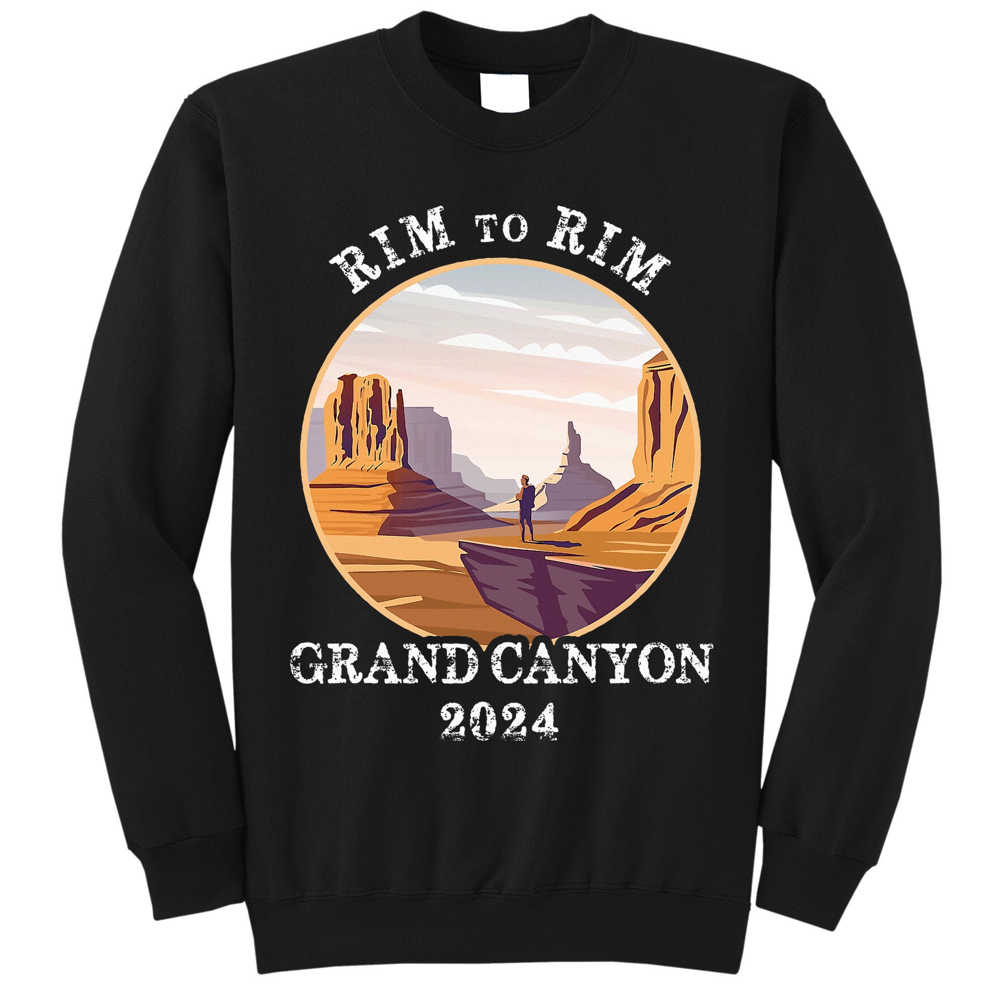 South Rim To North Rim Grand Canyon National Park Hiking Tall Sweatshirt