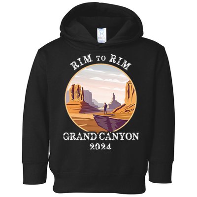 South Rim To North Rim Grand Canyon National Park Hiking Toddler Hoodie