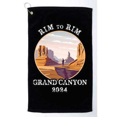 South Rim To North Rim Grand Canyon National Park Hiking Golf Towel