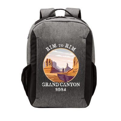South Rim To North Rim Grand Canyon National Park Hiking Vector Backpack