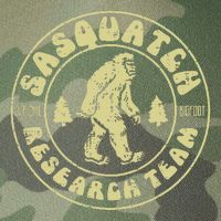 Sasquatch Research Team Funny Bigfoot Yeti Legacy Tie Dye Trucker Hat