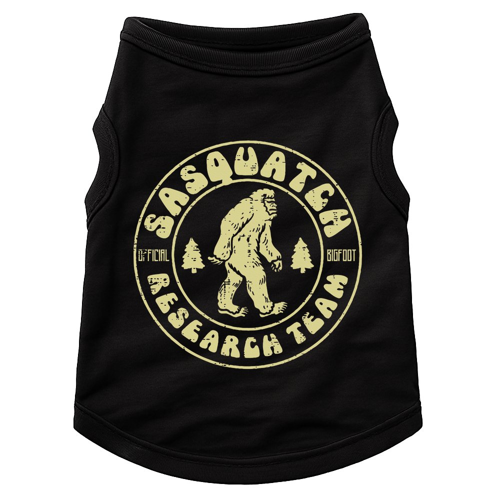 Sasquatch Research Team Funny Bigfoot Yeti Doggie Tank