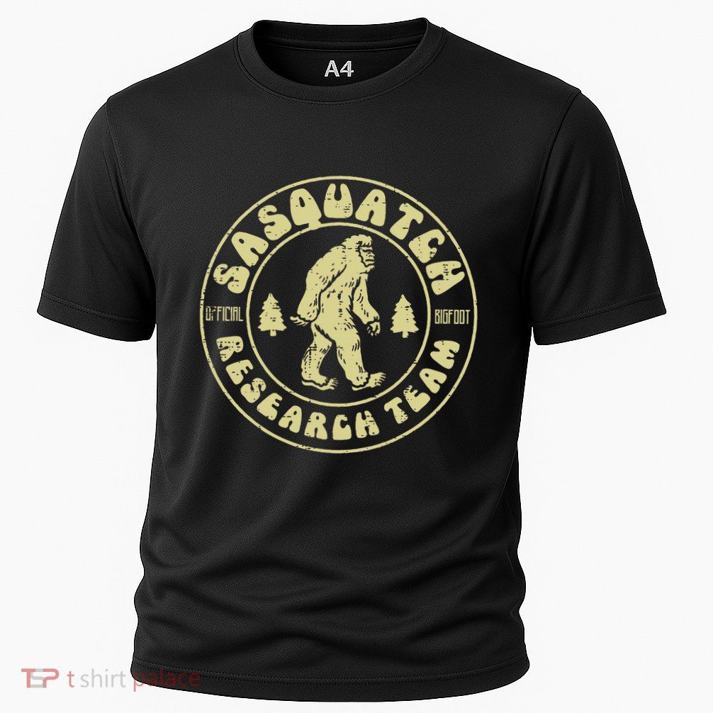 Sasquatch Research Team Funny Bigfoot Yeti Performance Shirt
