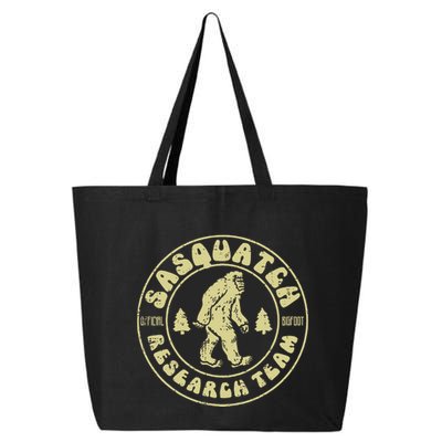 Sasquatch Research Team Funny Bigfoot Yeti 25L Jumbo Tote