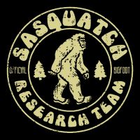 Sasquatch Research Team Funny Bigfoot Yeti Cropped Pullover Crew