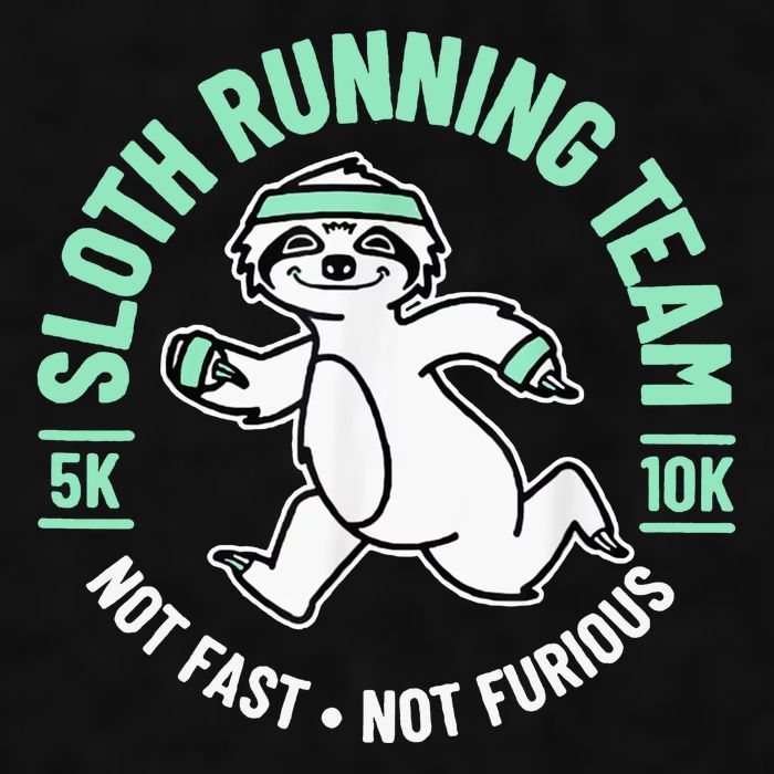Sloth Running Team Not Fast Not Furious Ladies PosiCharge Tri-Blend Wicking Tank