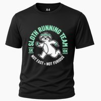 Sloth Running Team Not Fast Not Furious Performance Shirt
