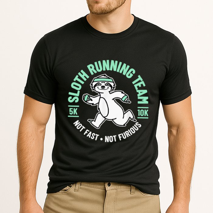 Sloth Running Team Not Fast Not Furious Performance Shirt