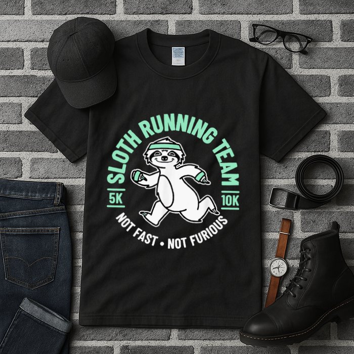 Sloth Running Team Not Fast Not Furious Tall T-Shirt