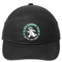 Sloth Running Team Not Fast Not Furious 7-Panel Snapback Hat