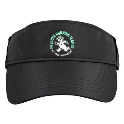 Sloth Running Team Not Fast Not Furious Adult Drive Performance Visor