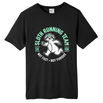 Sloth Running Team Not Fast Not Furious Tall Fusion ChromaSoft Performance T-Shirt