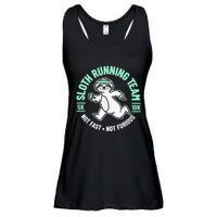Sloth Running Team Not Fast Not Furious Ladies Essential Flowy Tank