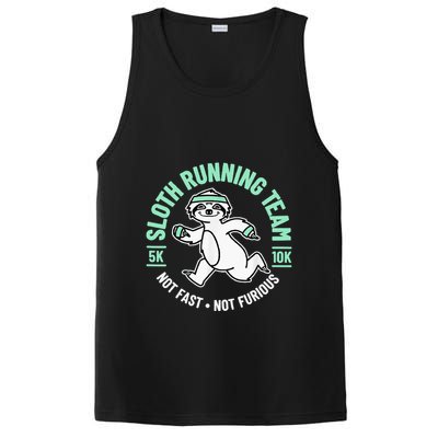 Sloth Running Team Not Fast Not Furious PosiCharge Competitor Tank