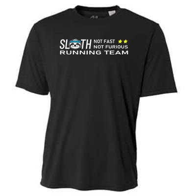 Sloth Running Team Not Fast Not Furious Cooling Performance Crew T-Shirt