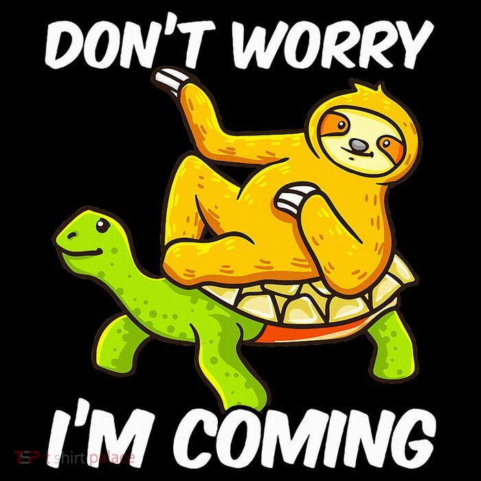 Sloth Riding Turtle Tortoise Sloth Lovers Button