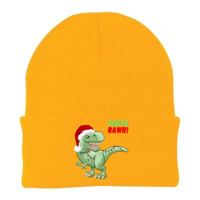 Santa Rawr! Tee Fa Ra Rawr Dinosaur Tgiftrex Christmas Gift Knit Cap Winter Beanie