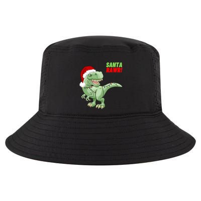 Santa Rawr! Tee Fa Ra Rawr Dinosaur Tgiftrex Christmas Gift Cool Comfort Performance Bucket Hat