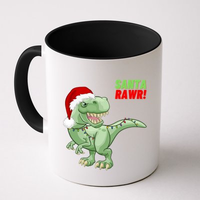 Santa Rawr! Tee Fa Ra Rawr Dinosaur Tgiftrex Christmas Gift Mug