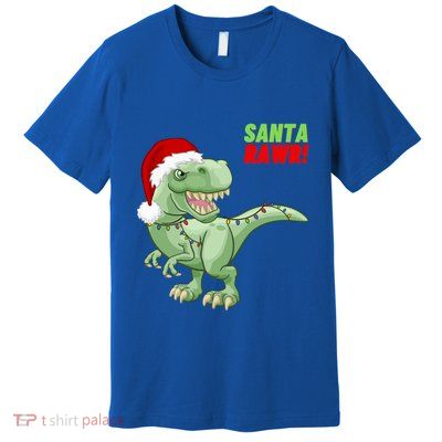 Santa Rawr! Tee Fa Ra Rawr Dinosaur Tgiftrex Christmas Gift Premium T-Shirt