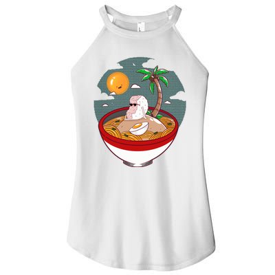 Summer Ramen Tropical Inspired Design For The Ultimate Beach Vibes Women’s Perfect Tri Rocker Tank