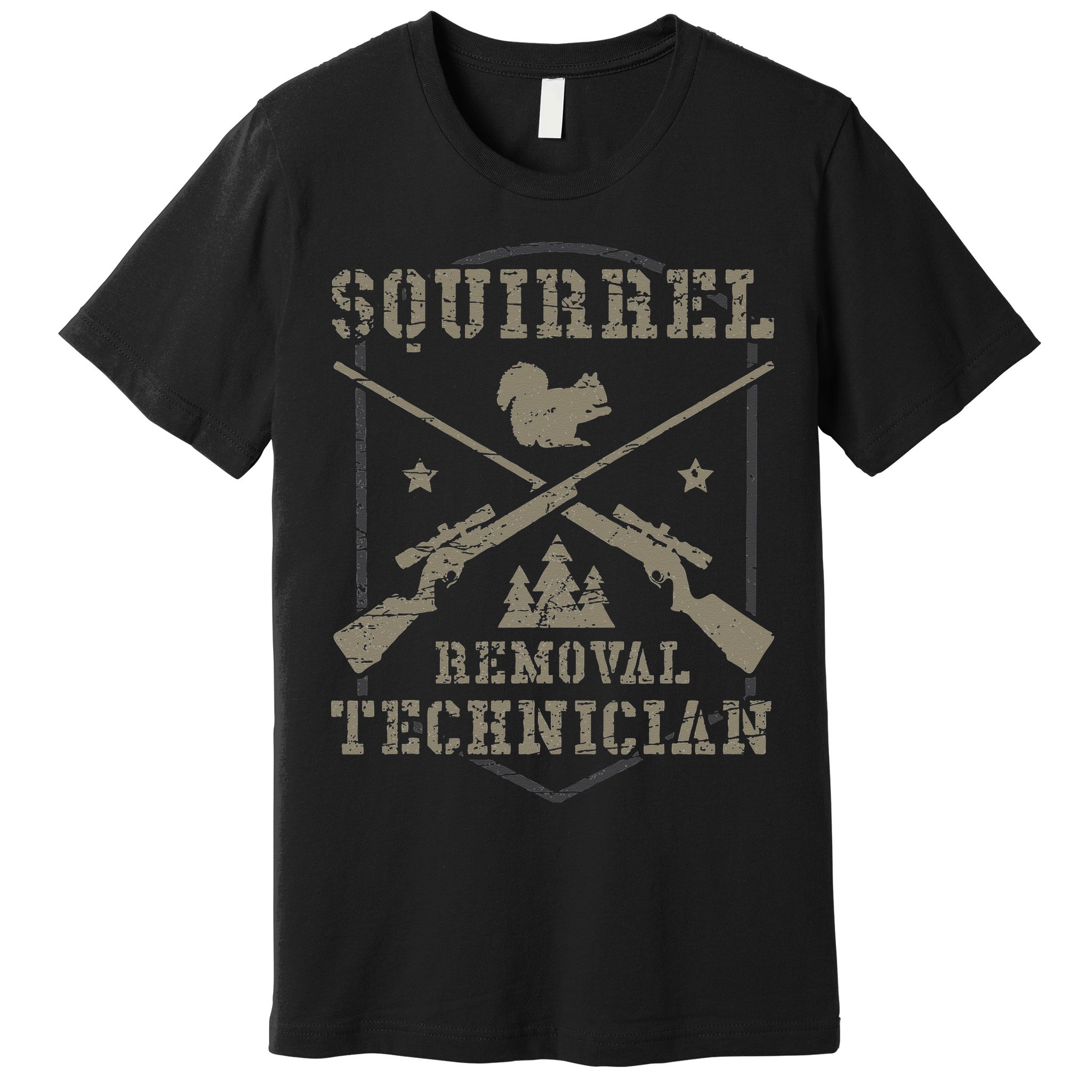 Squirrel Removal Technician Squirrel Hunting Squirrel Hunter  Premium T-Shirt