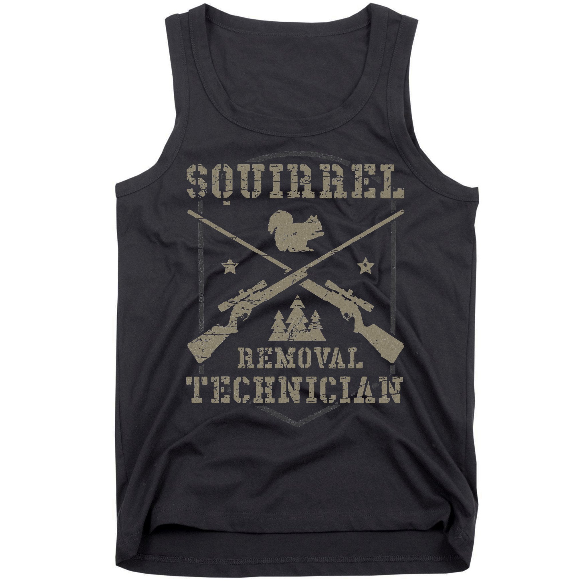 Squirrel Removal Technician Squirrel Hunting Squirrel Hunter  Tank Top