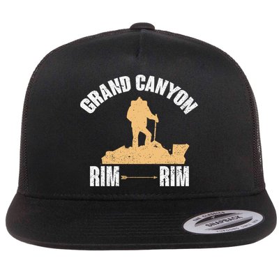 South Rim To North Rim Grand Canyon Hike In Arizona Souvenir Gift Flatbill Hat