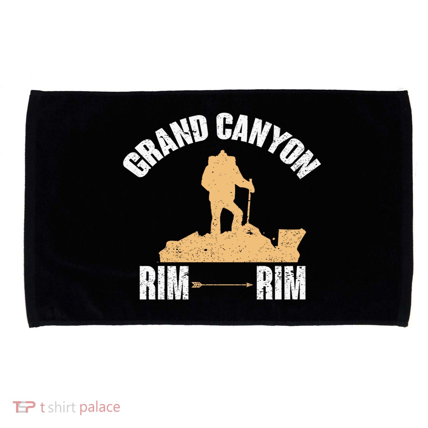 South Rim To North Rim Grand Canyon Hike In Arizona Souvenir Gift Microfiber Hand Towel