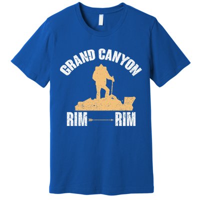 South Rim To North Rim Grand Canyon Hike In Arizona Souvenir Gift Premium T-Shirt