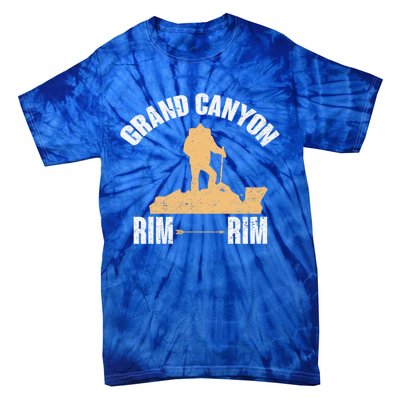 South Rim To North Rim Grand Canyon Hike In Arizona Souvenir Gift Tie-Dye T-Shirt