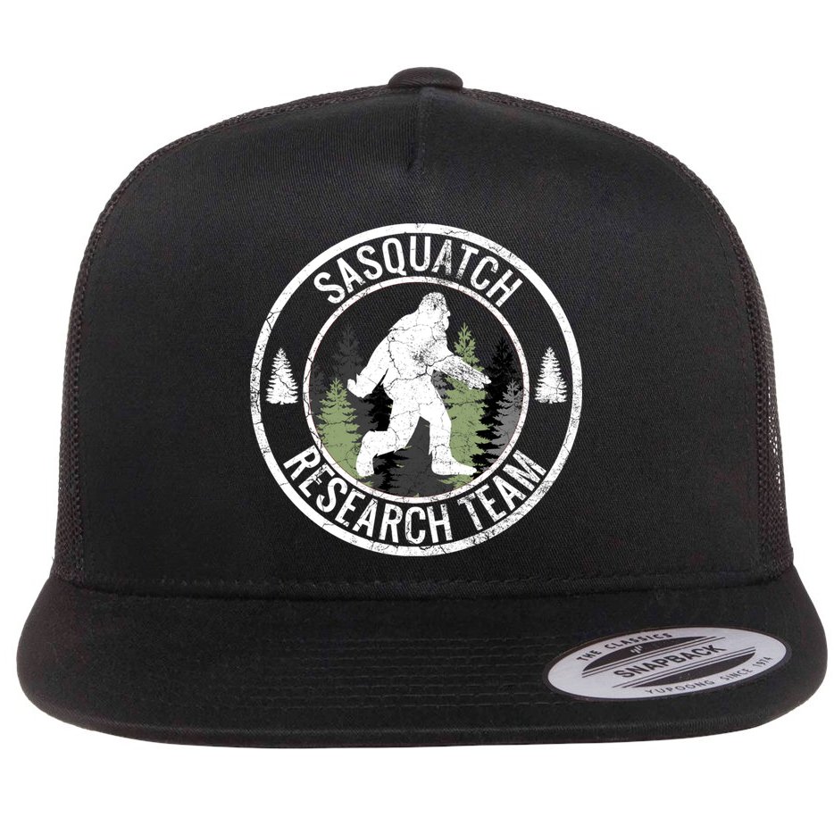 Sasquatch Research Team Bigfoot Meaningful Gift Funny Gift Meaningful Gift Flat Bill Trucker Hat